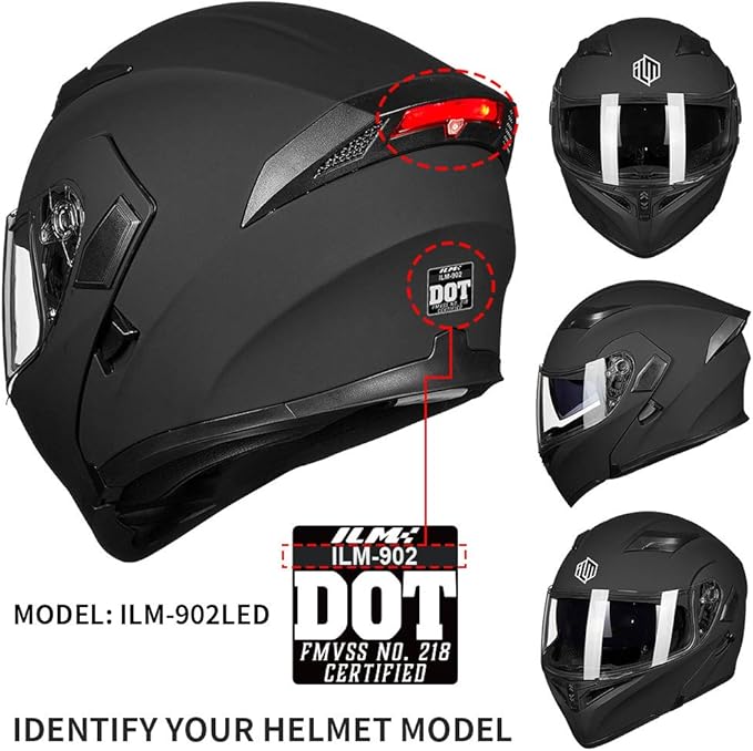 ILM Helmet Anti Fog Visor for Model 902 902L 902BT