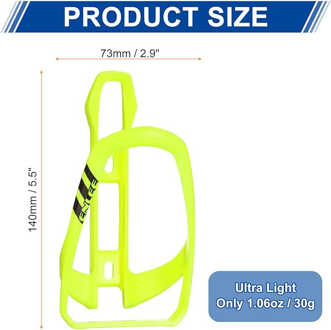 HARFINGTON Bicycle Water Bottle Holder Lightweight Universal Bike Bottle Cages Top Load Cycling Cup Holder for MTB Road Gravel