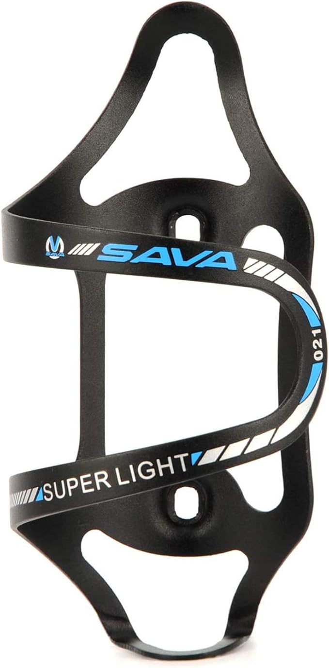 SAVADECK Bicycle Lightweight Aluminum Water Bottle Cage Alloy Bike Bottle Holder Bike Accessories Blue