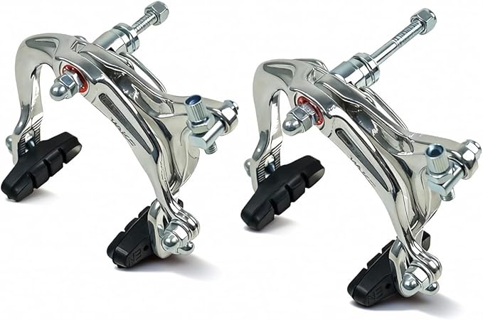 CYSKY Bike Brakes Set, Front and Rear C-Type Brakes Calipers, Include Inner and Outer Cables and Bike Brake Levers Kit for MTB Road Bicycle