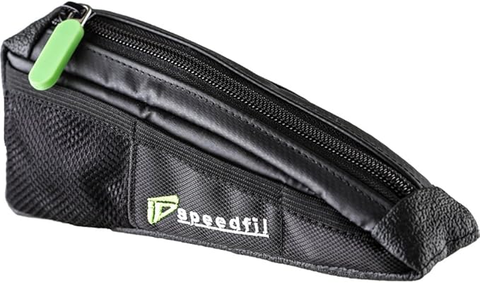 Speedfil SP2 Bicycle Frame Storage Bag, Bolt on or Strap to Top Tube, Side Mesh Pockets