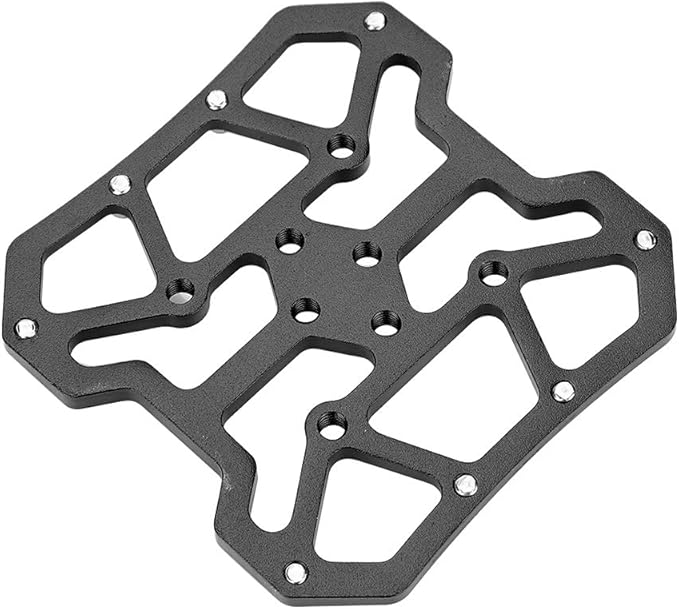 Keenso Bike Pedal Adapter, 1 Pair Aluminum Alloy Bike Bicyle Clipless Pedal Platform Adapters for