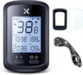 XOSS G+ Wireless Bike Computer, GPS Cycling Speedometer and Odometer with Bluetooth and ANT+, Bicycle Accessories with LCD Display, Waterproof MTB Tracker Fits All Bikes