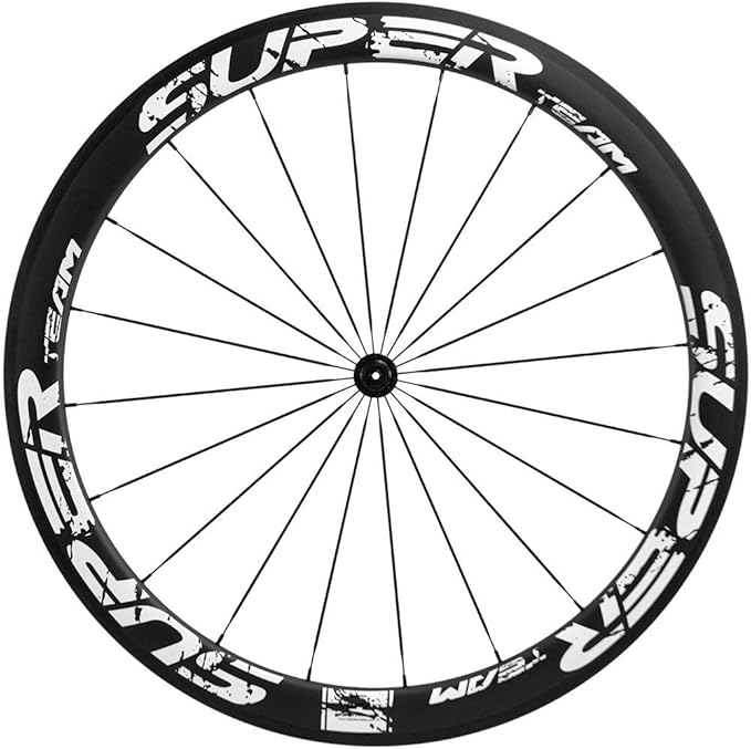 Superteam 50/25mm UD Matte Finish Wheel 700c Carbon Wheelset Clincher (White)