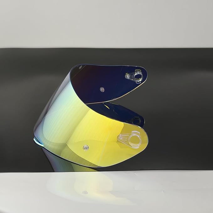 902 Helmet Visor Replacement. Helmet Face Shield UV Protection Compatible with ILM 902,902L,902BT (Revo Clear Gold-Day&Night Use)