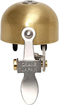 Crane Bike Bell E-Ne Bicycle Bell, Made in Japan for Road Bikes or Mountain Bikes, Fits All Handle Bar Sizes & Types