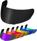 PSLER Qualifier Visor- Qualifier DLX Helmet Visor Motorcycle Face Shield Accessories Replacement for Bell Qualifier/Star/Vortex/RS-1/Revolver,Black