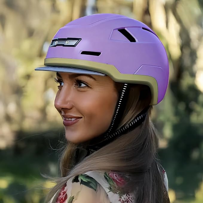 XNITO Bike Helmet with LED Lights - Urban Bicycle Helmet for Adults, Men & Women - CPSC & NTA-8776 Dual Certified - Class 3 E-Bikes, Scooters, Onewheel, Commuter, Mountain