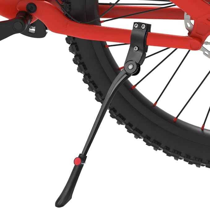 NICEDACK Bike Kickstand, Adjustable Kickstand Aluminium Alloy Bicycle Kickstand for Mountain Bike/700 Road Bike/BMX/MTB 22'' 24'' 26'' 27.5'' 28inches Adults Bike