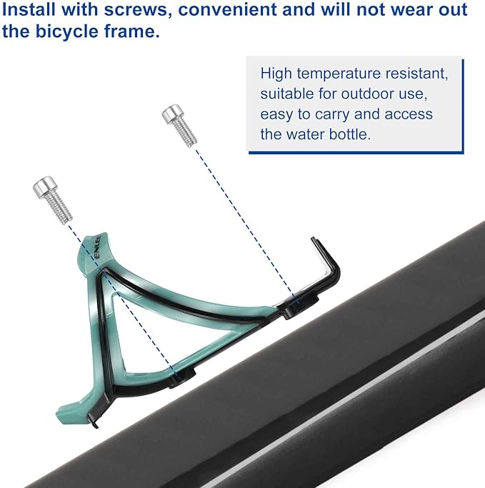 HARFINGTON Bicycle Water Bottle Holder Lightweight Bike Bottle Cages Cycling Cup Holder for MTB Road Gravel