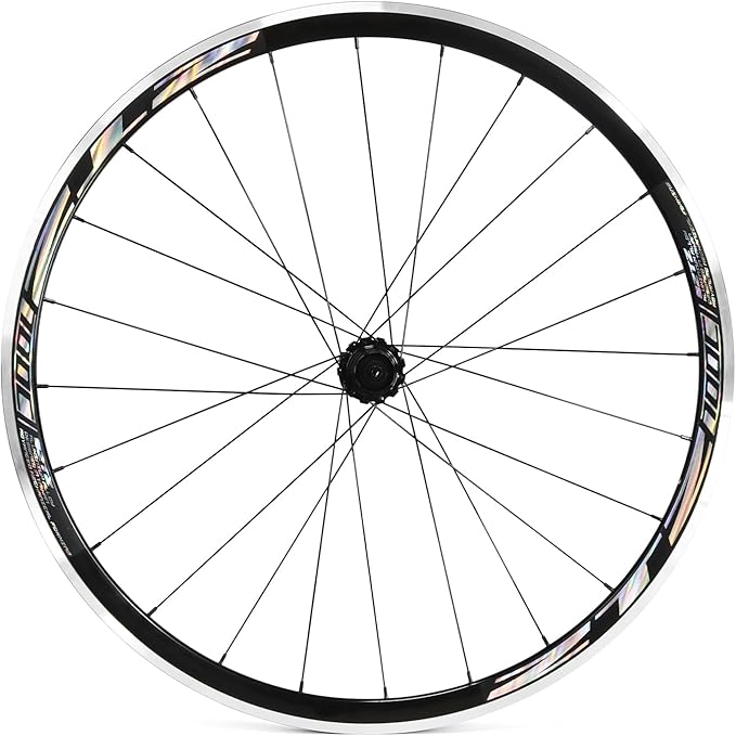 ZTZ 700C Road Bike Wheelset, Ultralight Aluminum Alloy 30mm Road Bike Wheel, 20H Front/24H Rear High-Strength Bike Rims, 700c Clincher, Rim Brake, Compatible 8-12 Speed Cassettes