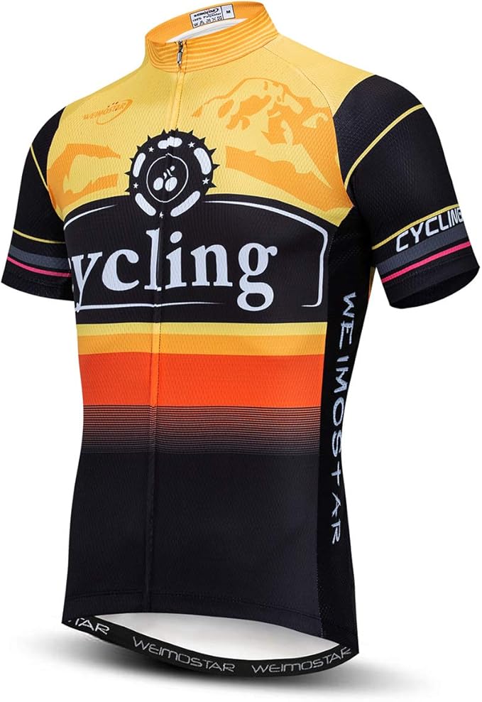 Men's Cycling Jerseys Summer Breathable Bicycle Shirts for Male Riding Clothing Quick Dry MTB Jersey