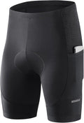 BERGRISAR Men's Cycling Shorts 4D Padded Bike Shorts Biking Bicycle Shorts with Pockets