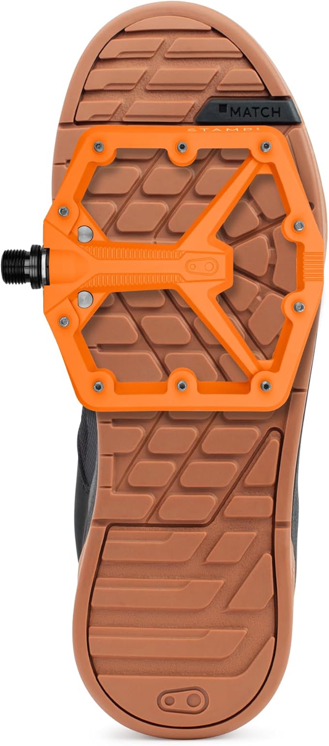 Crankbrothers Stamp Flat MTB Pedals - Size-Specific, Lightweight, Versatile, Durable Bike Pedals