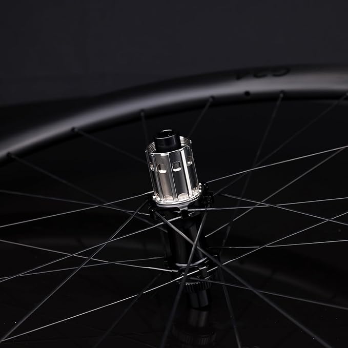 ICAN 700C G24SL-1297g/G25SL-1352g Carbon Gravel Bike Wheelset Disc Brake 40mm Depth/50mm Depth-25mm Inner Width