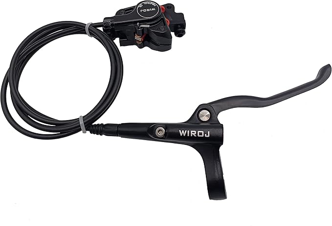 Mountain Bike Hydraulic Disc Brake Set, Front & Rear Disc Brake Kit Fit Bicycle MTB XC Trail, e-Bike, Fat Bike, Upgrade kit for Mechanical Disc Brake (Black - Left Front & Right Back)