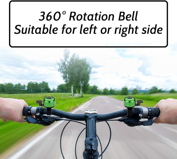 Bike Bell Bicycle Bell Crisp Sound for Adults Kids Boys Girls