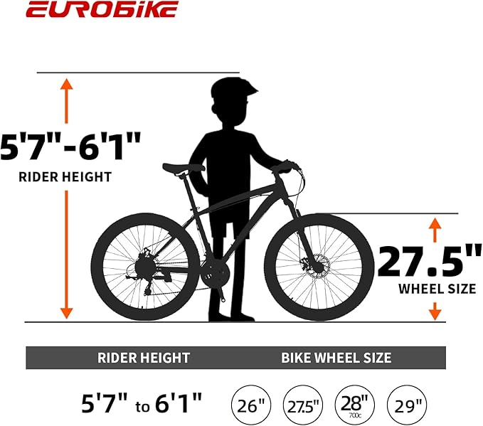 27.5 inche Folding Bike,Full Suspension Mountain Bike,21 Speed Bikes for Men Adults Bicycle