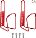 HARFINGTON Bicycle Water Bottle Cage Aluminum Basic Bike Universal Water Bottle Holder Mount with Screws for MTB Mountain Road Gravel