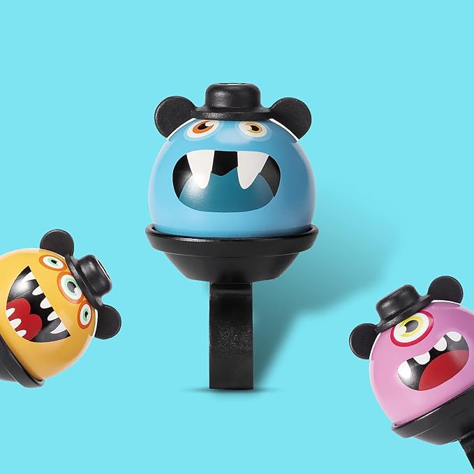 ROCKBROS Bike Bell for Kids Bicycle Bells Cycling Bells Cute Ring Ball Bike Accessories for Girls Boys Scooter Bike