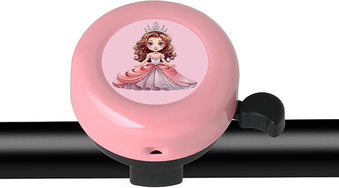 Kids Bike Bell for Little Girls, Pink Handlebar Ring Bell for Toddlers, Universal Bicycle Bell for Scooter, Tricycle, Balance Bike