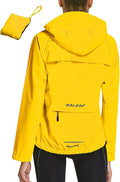 baleaf Women's Rain Jackets Waterproof Windbreaker Packable Running Lightweight Cycling Jacket Reflective Hooded