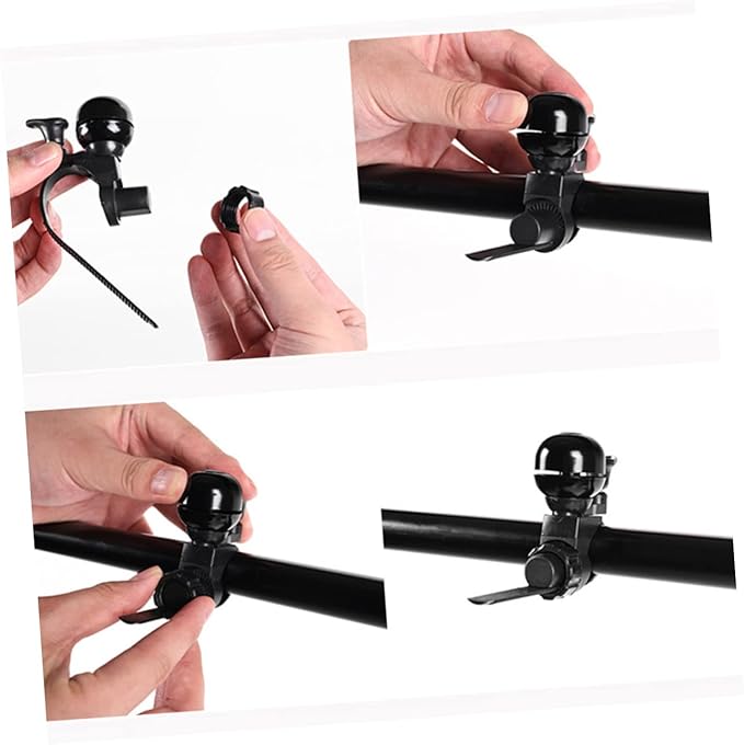 Toyvian Vintage Bicycle Bell for Boys and Girls Removable Handlebar Bell Sturdy Metal Horn for Scooter and Mountain Bike for Boys and Girls Riding Accessories