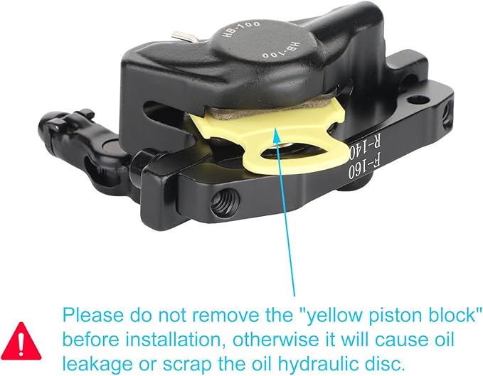ZOOM Hydraulic Disc Brake Calipers: HB-100 MTB Bike Disc Brakes Front & Rear Caliper Set for Mountain, Road Bicycle and E-Bike