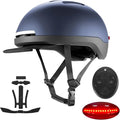 Urban-Smart Bike Helmet for Adult - Front & Rear LED Lights | Turn Signals Remote Control | Brake Warning Light | Removable Visor | Men Women Commuter Bicycle Helmet for E-Bike & Cycling