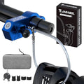 Motorcycle Lock & Helmet Lock Combo, Anti Theft Handlebar Lock, Max 1.5'', Blue