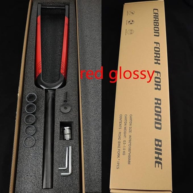 Bicycle Forks Bike Fork Full Carbon Fiber Rigid Fork 700c Road Bike Fork 1-1/2'' Tapered 26'' 27.5'' 29'' Mountain Bike MTB Fork Thru Axle 12x100mm Disc Brake Front Fork