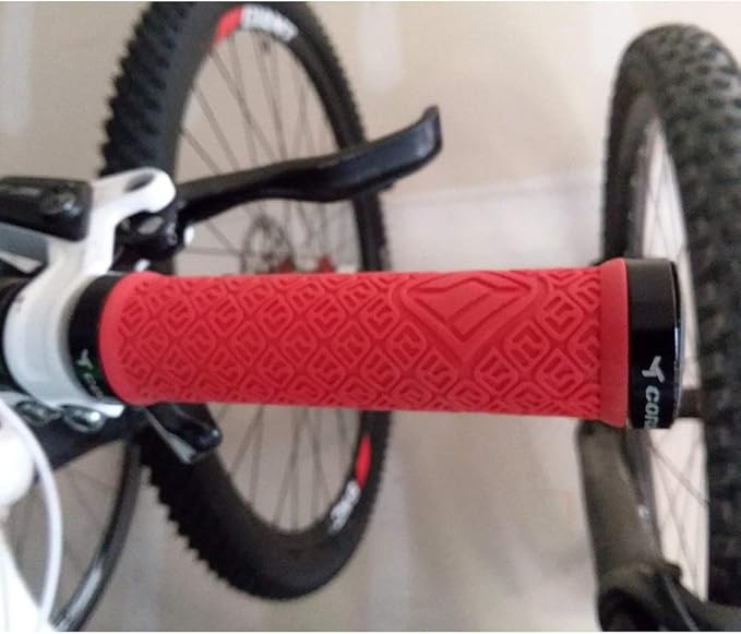 corki Mountain Bike Grips,Double Lock on Locking Bicycle Handlebar Grips for MTB,Downhill