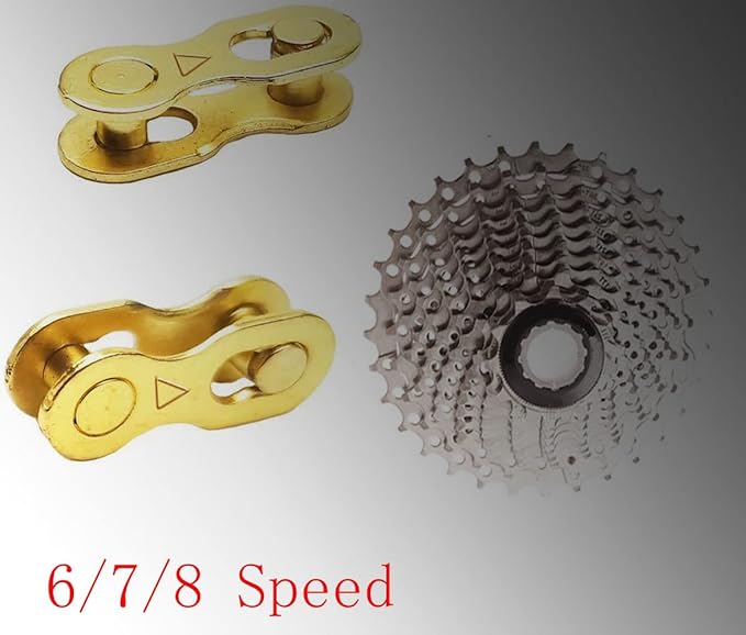 4 Pairs Bicycle Missing Link 1/6/7/8/9/10/11/12 Speed Chain Reusable Steel Bike Chain Link