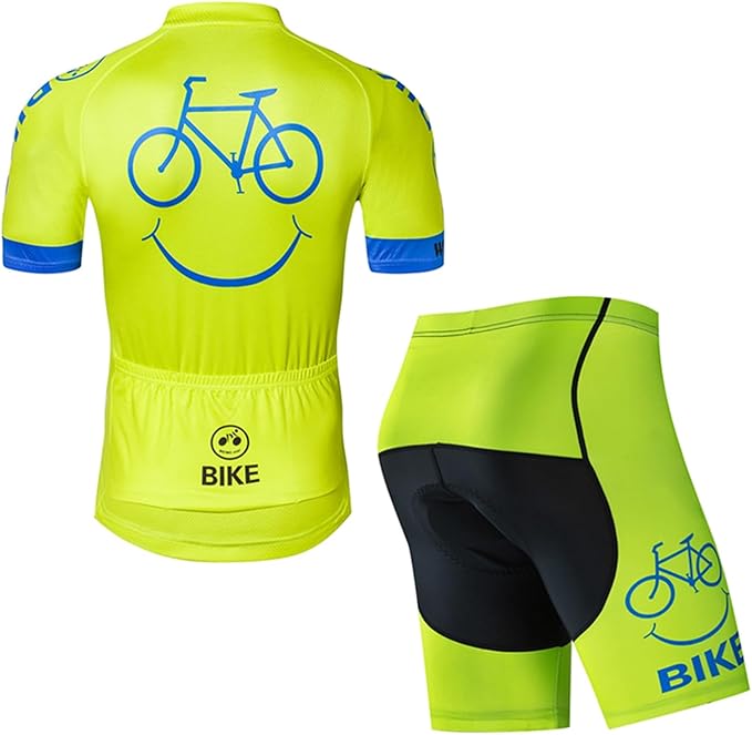 Cycling Jersey Men Full Zip Bike Shirt Racing Top Bicycle Clothing