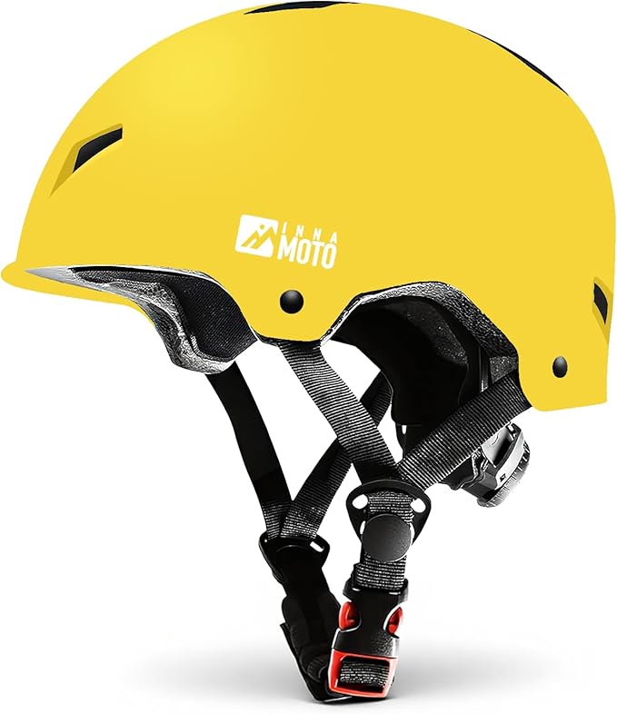 Skateboard Helmet for Adults - Adjustable Certified Safety Adults Helmet for Skateboarding Bike Bicycle Scooter Cycling Skate Skating Multisport Helmets for Women Men Boys Girls Kids Youth
