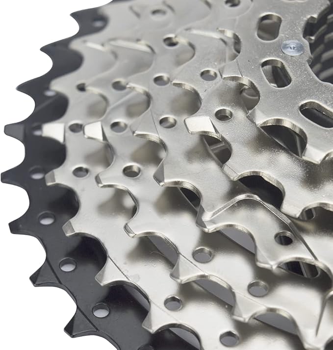 CYSKY 8/9/10/11/12-Speed Cassette 11-25T/28T/32T/34T/36T/40T/42T/46T/50T/52T Bike Sprocket Freewheel Compatible with Shimano, Sram HG Hub, Fit for Mountain Bike, Road Bike, MTB Cassette