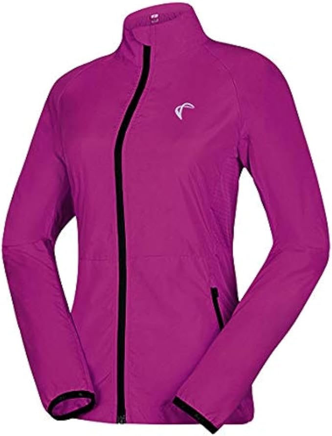 Women's Packable Windbreaker Jacket Resistant Convertible Cycling Running Jacket Lightweight Windproof Water