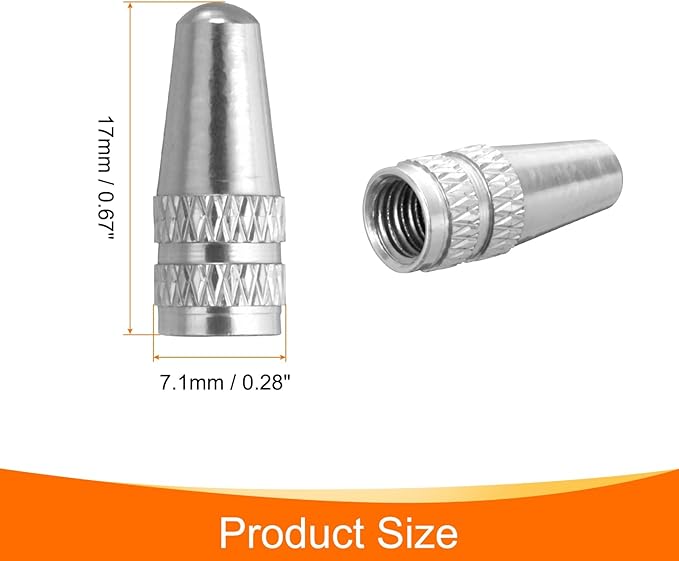 HARFINGTON Bike Valve Caps Anodized Aluminum Road Bicycle Air Tire Valve Caps Dust Caps for MTB Road Racing Bicycle