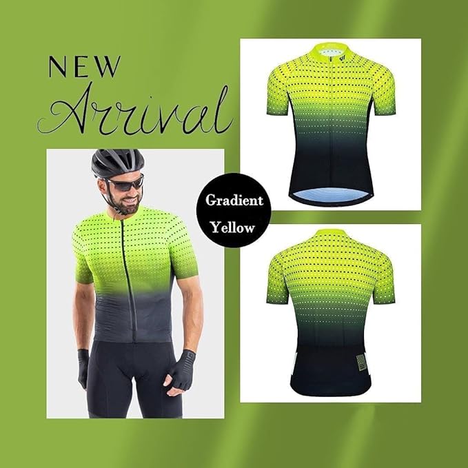 Lo.gas Cycling Jersey Men Short/Long Sleeve Bike Biking Shirts Full Zip with Pockets Road Bicycle Clothes