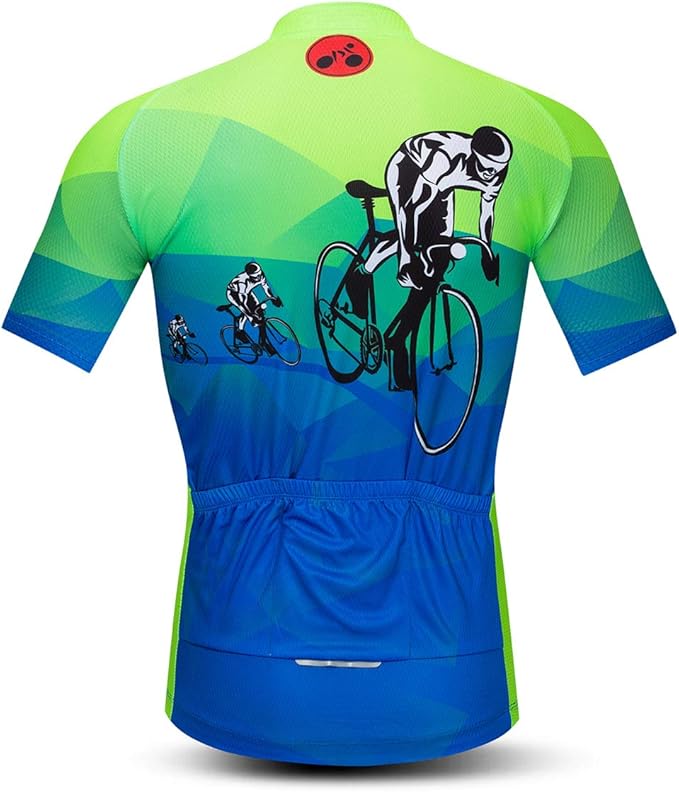 Men's Cycling Jerseys Summer Breathable Bicycle Shirts for Male Riding Clothing Quick Dry MTB Jersey