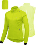 33,000ft Women's Zip Up Lightweight Athletic Workout Yoga Cycling Track Running Jacket Waterproof Windproof Reflective