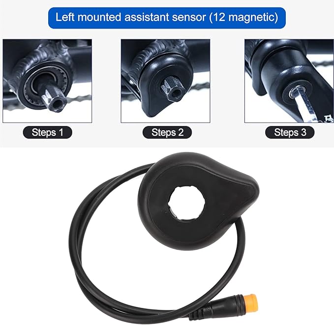 Electric Bikes Sensor, Electric Bicycle Assistant Pedal Sensor, Gear Sensor for Electric Bike