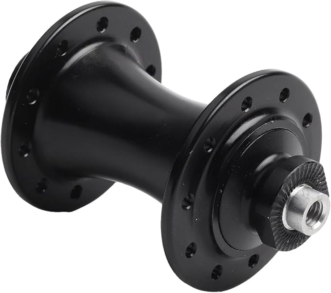20 Hole Bike Front Hub Aluminum Alloy 74Mm O.L.D Fit For Brompton For Dahon Folding Bicycle 2 Sealed Bearings Black, 2Mm Spoke Quick Release Hub
