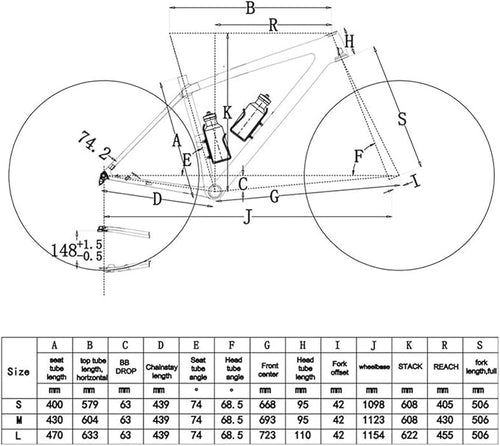 15.7" 16.9" 18.5" Ultralight Carbon Fibre Disc Brake Frame 29er Mountain Bike Boost Frame 12 * 148mm Thru-Axle XC Cyclocross Bikes Rigid Frame BSA BB73mm(29 * 18.5")