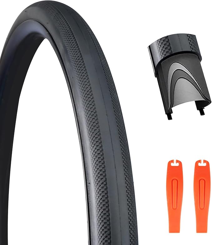 ZUKKA Bike Tire 1/2 Pack Road Bike Tire 700 x 28C / 700 x 32C Road Bike Tire 28/32-622mm Tire for Hybrid Bike Commuter Bike Road Bike Fix Gear Bike