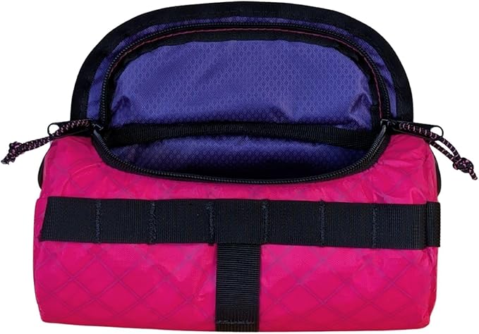 Handlebar Bag (Punk Princess) | 2 Liter Capacity | Spacious Bike Bag w/ 2 Extra Long Buckle Straps & 1 Hook-and-Loop Strap | Water Resistant Front Basket | Bike Accessories | Made in USA