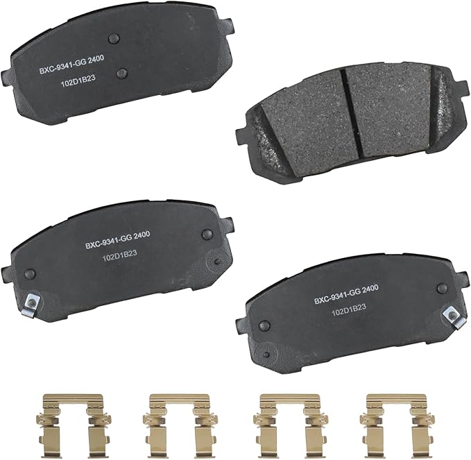 Bendix Premium SBC2400 Ceramic Front Brake Pads for Hyundai Elantra 2023-2021, Elantra N 2022