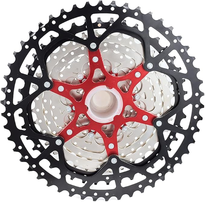 VG SPORTS 8/9/10/11/12 Speed Ultra-Light Bike Cassette for Mountain Bike 11-40T/11-42T/11-46T/11-50T/11-52T MTB Cassette Lightweight Aluminum Bracket Cassette