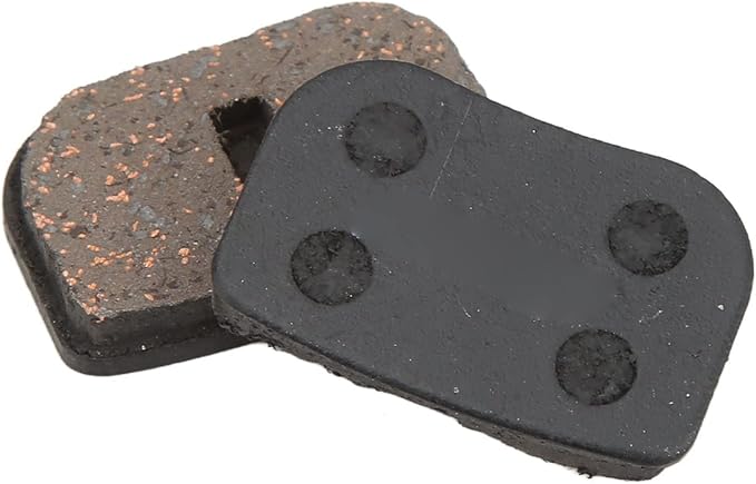 Bike Brake Pads Set Excellent Heat Dissipation Water Resistance for Competitive Roads Copper Fiber, Steel Back Plate