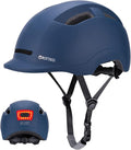 Adult Bike Helmet with Light - Dual Certified for Bicycle Scooter Skateboard Road Cycling Skating Helmet